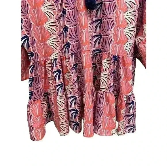 Simply Southern Gather Blouse with Bell Sleeves Size XXL, Pre-Owned - Picture 4 of 8